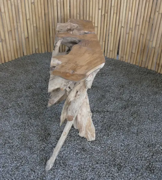 Product image of the product “Console, made from unique teak root- Approx. 120cm Length and 80cm Height. The shape may vary. ”